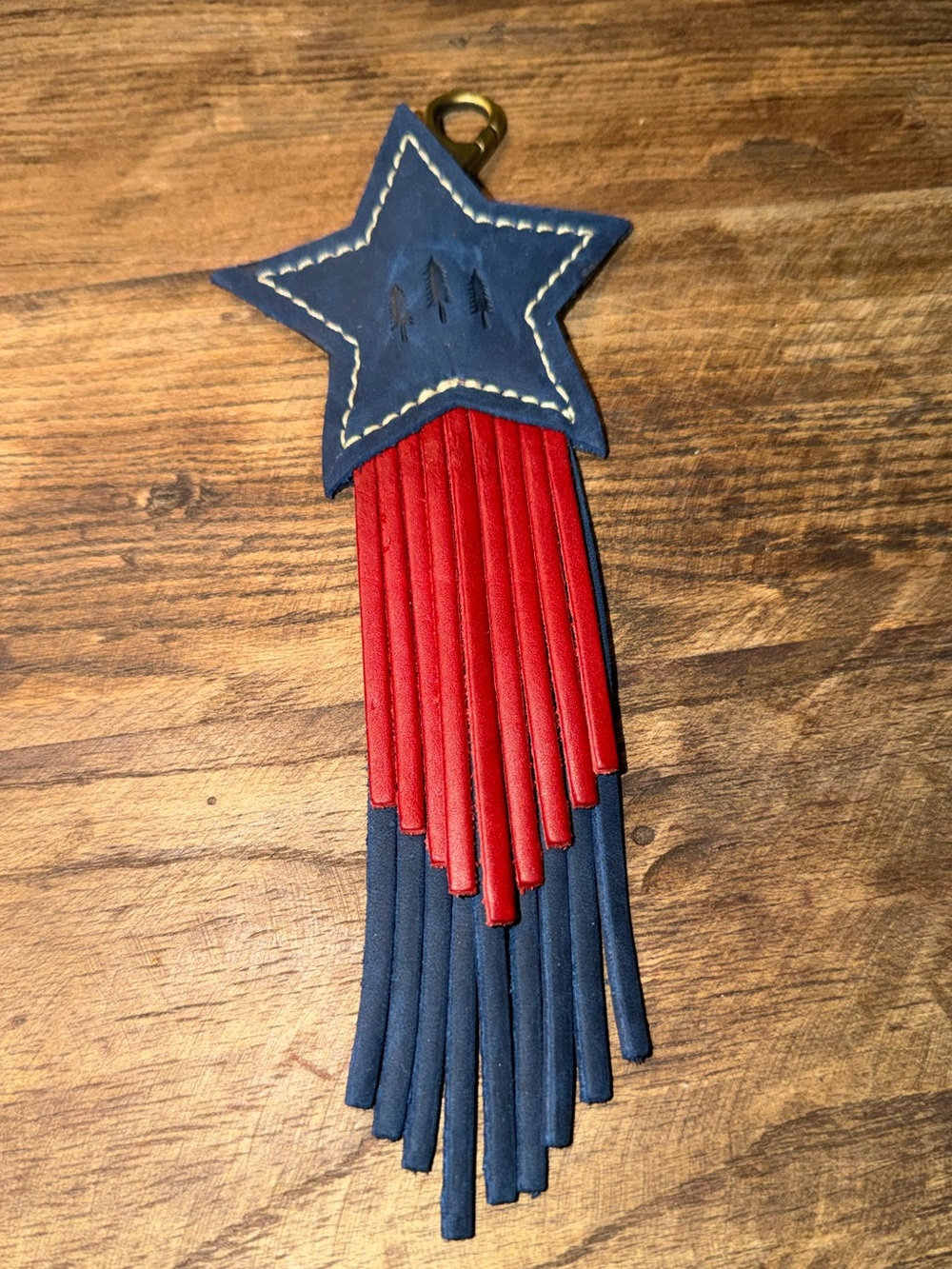 NEW Portland Leather Austin store exclusive Star keychain bag flair